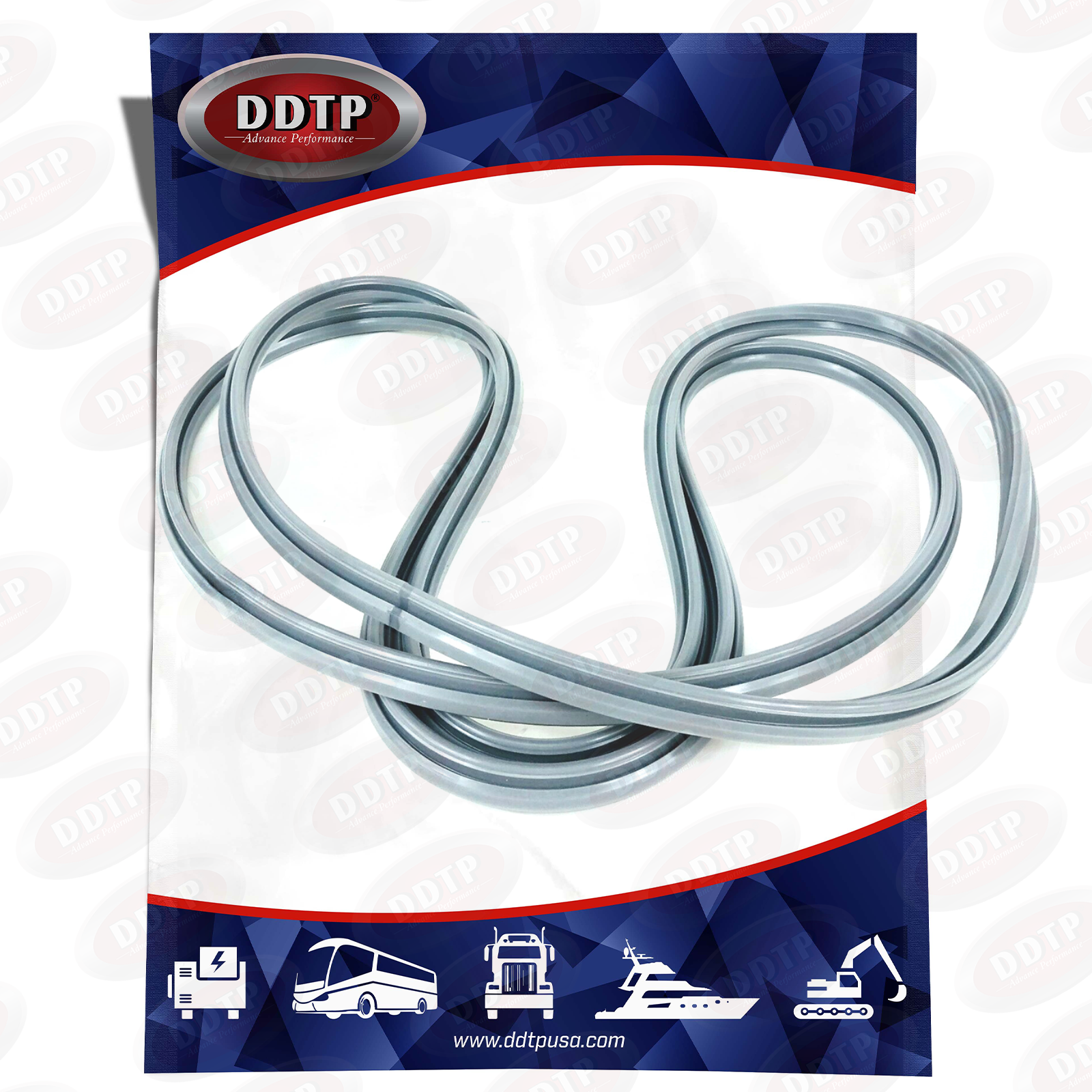 Oil Pan Gasket Gray for Detroit Diesel Engine Series 60 12.7L