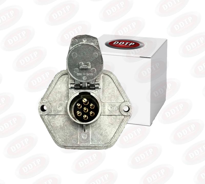 7-way Socket for ABS Cable W/ 20 Amp Circuit Breaker Phillips ( 15
