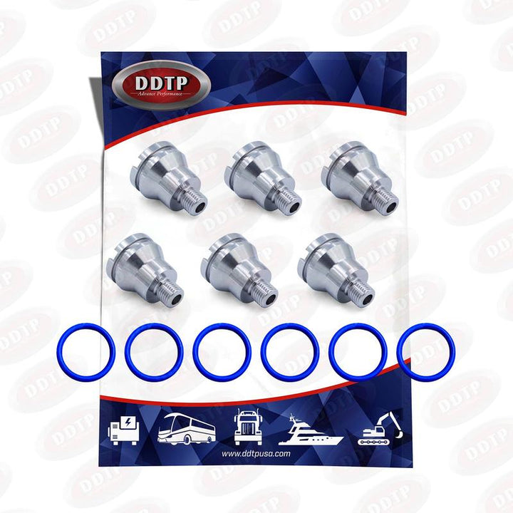 Injector Tube Sleeve (Steel) W/ O-Ring S60 14.8L Set of 6 ( 23538829 )