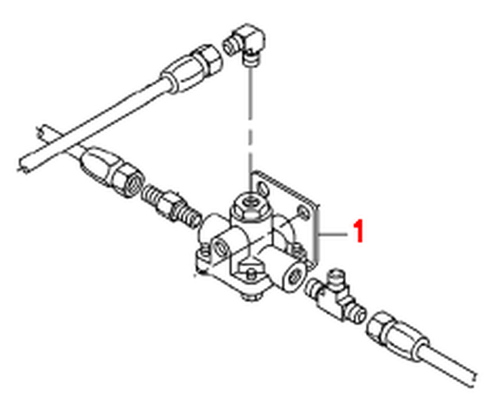 Válvula de liberación rápida de suministro de 3/8", entrega de 3/8 x 3/8" para freno de aire (51103D)