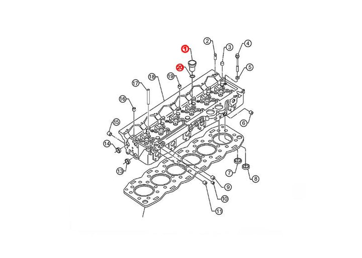 Injector Tube Sleeve (Steel) W/ O-Ring S60 14L ( 23538840 )