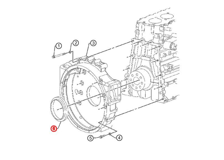 Rear Oil Engine Seal S60 12.7/14L ( 23519651 )