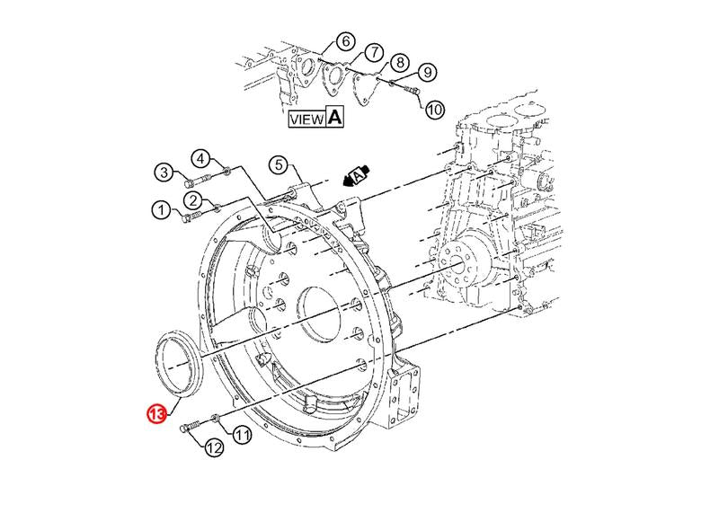 Seal Rear Oil Detroit S60 Engine ( 23516969 )