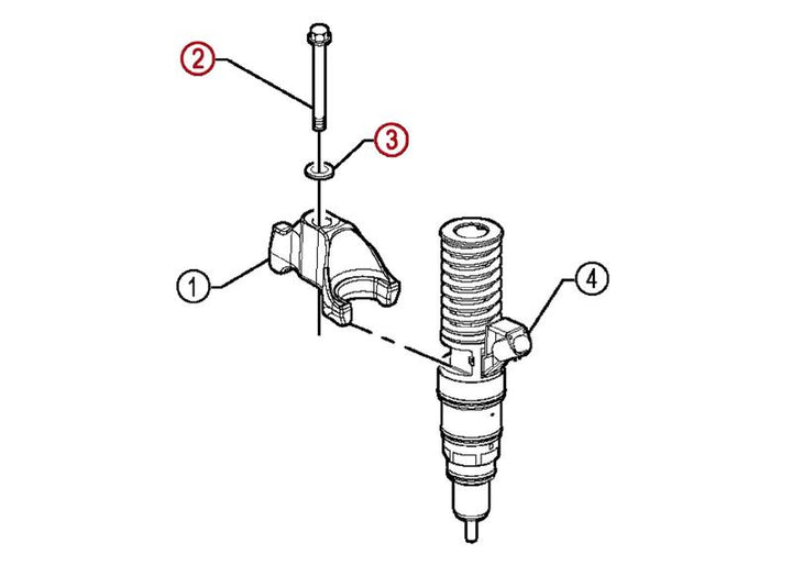 Injector O-ring Kit S60 14 L (23537111 Set of 6)