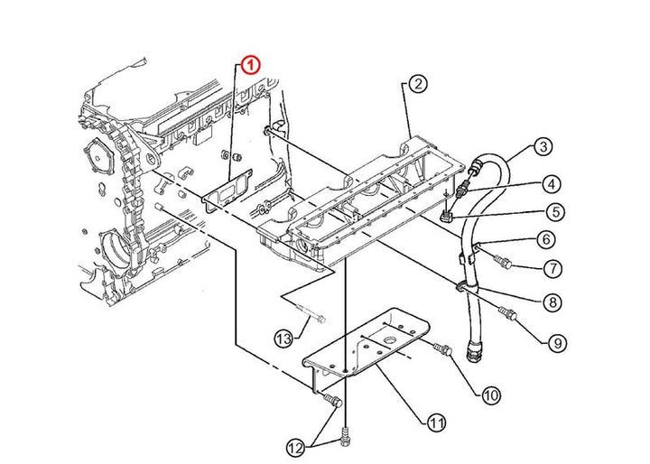 Gasket Air intake Manifold Steel S60 12.7L (Set of 3)