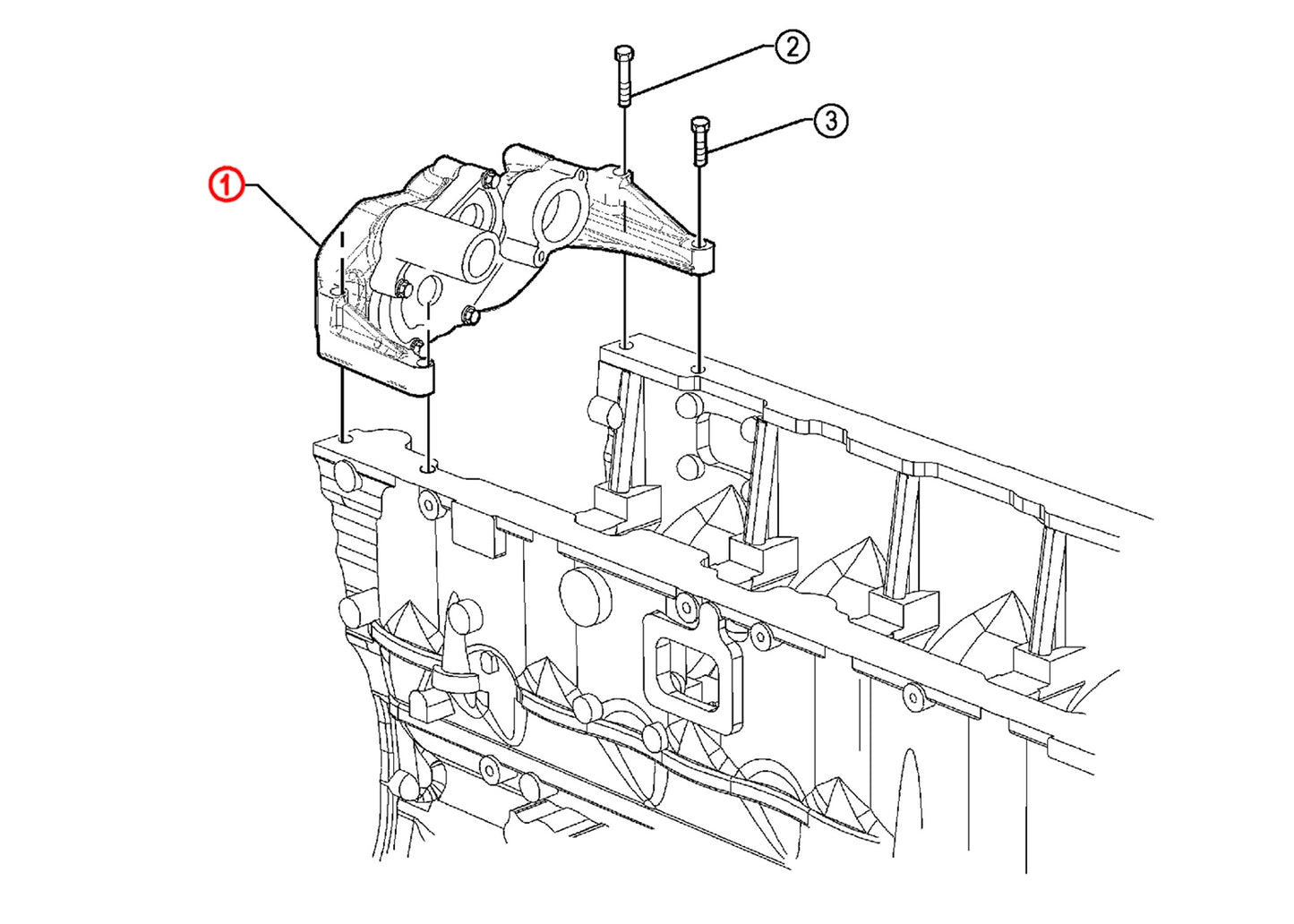 Oil Pump ASM S60 12.7L