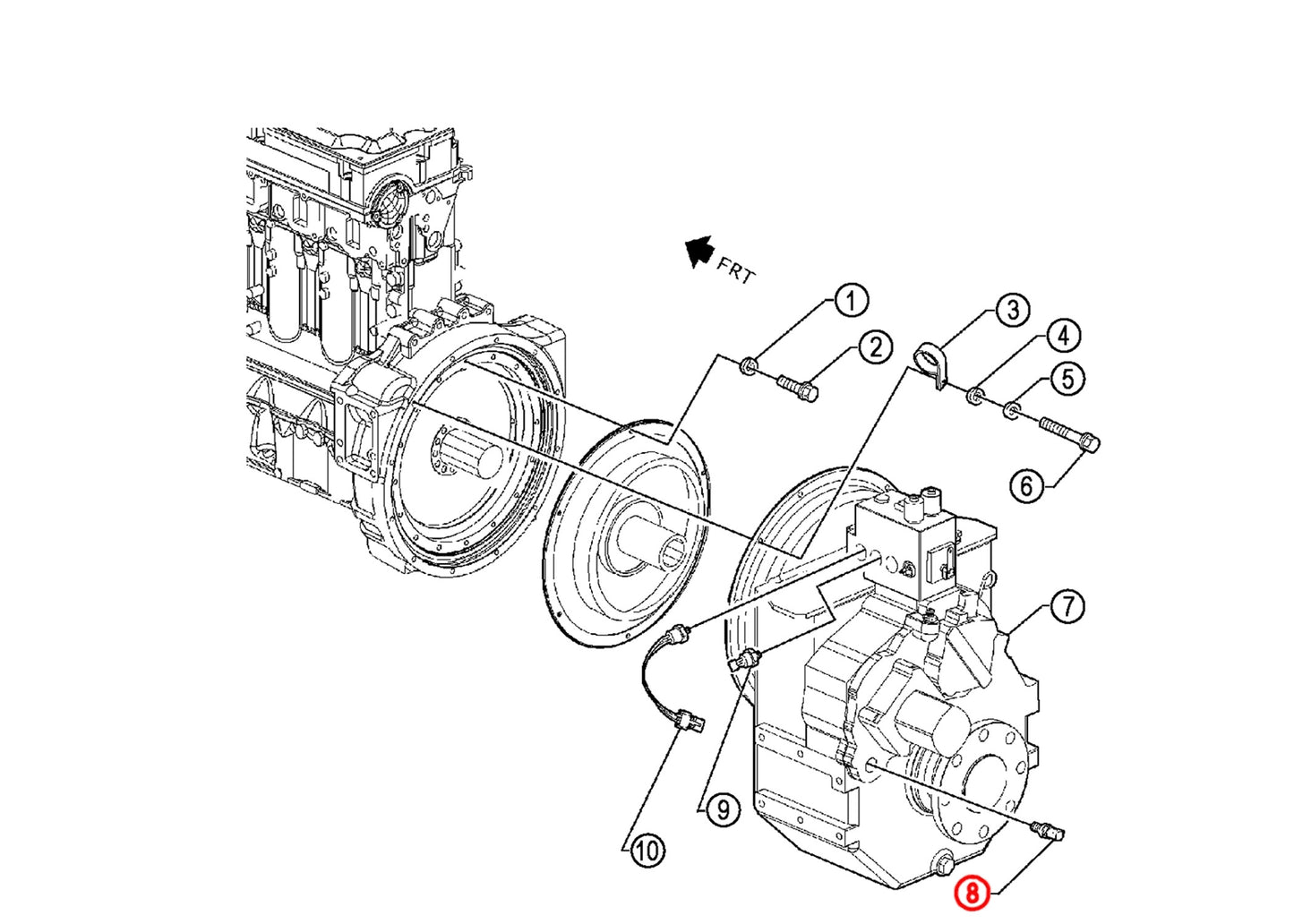 Temperature Sensor S60 12.7L