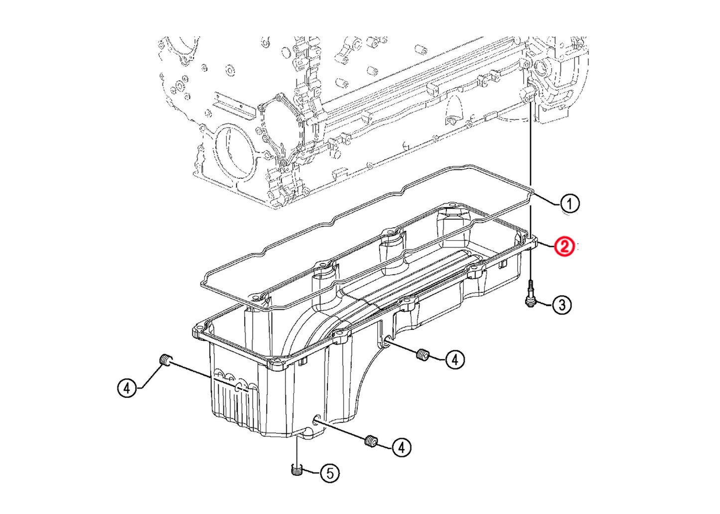 Oil Pan ASM W/ Plug S60 ( 23522282 )