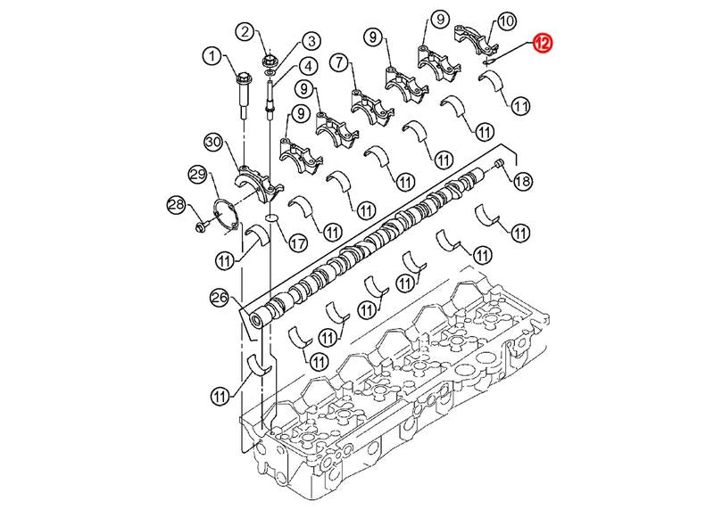 Seal Racetrack Front Camshaft S60 ( 23522975 )