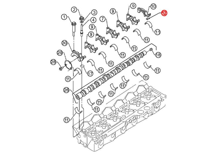 Seal Racetrack Front Camshaft S60 ( 23522975 )