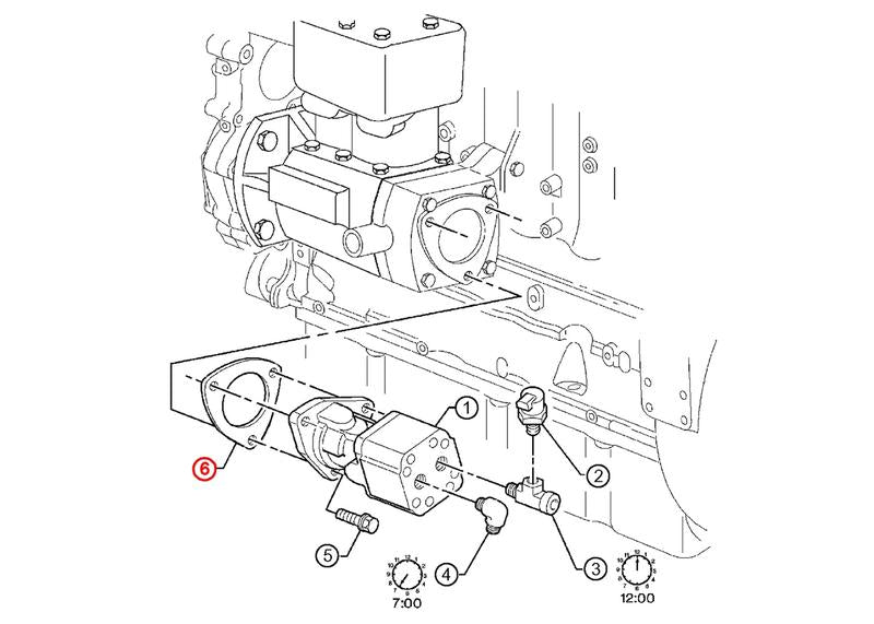 Fuel Pump Gasket Detroit Diesel S60 ( 23505248 )