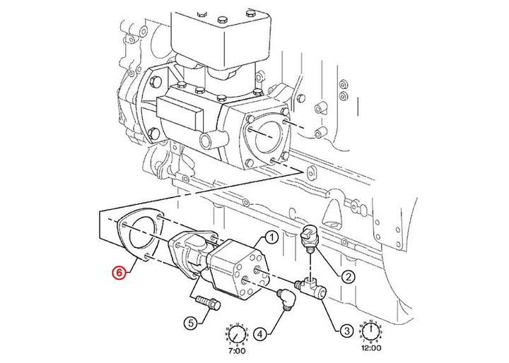 Fuel Pump Gasket Detroit Diesel S60 ( 23505248 )