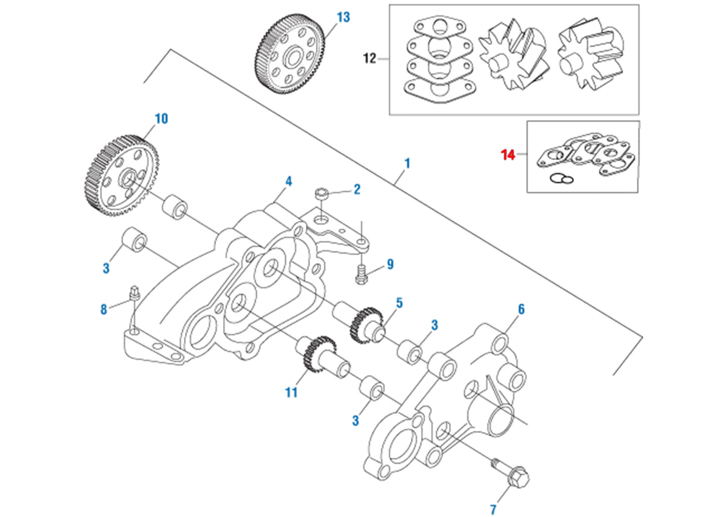 Gasket & Seal Lower Kit S60
