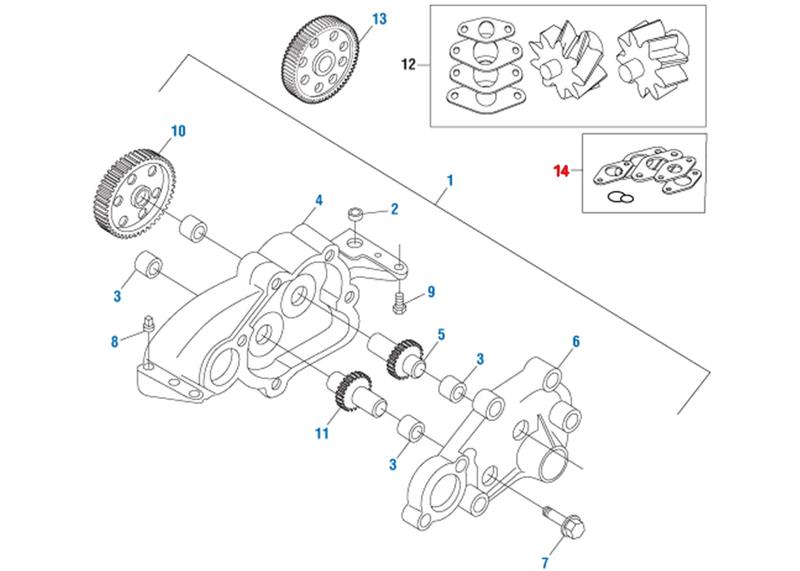 Gasket & Seal Lower Kit S60