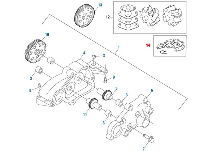 Gasket & Seal Lower Kit S60
