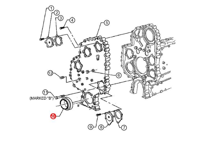 Front Oil Engine Seal S60 12.7/14L ( 23518355 )