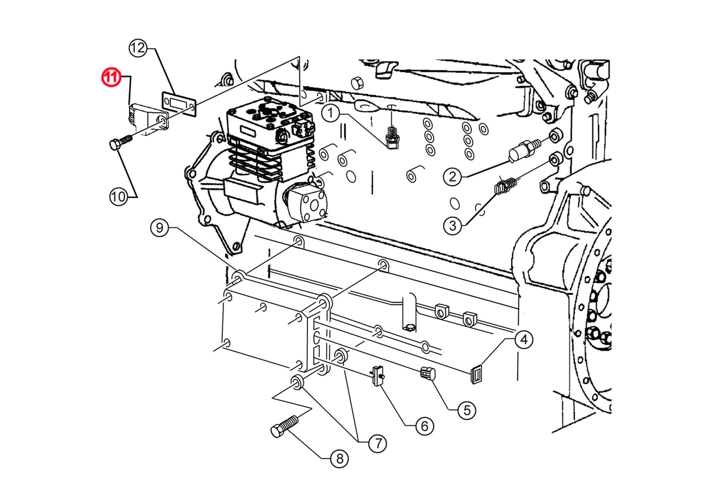Boost Pressure Sensor S60 (Non EGR)