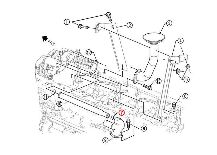 Seal Ring Oil Pump Inlet S60 (23505892)