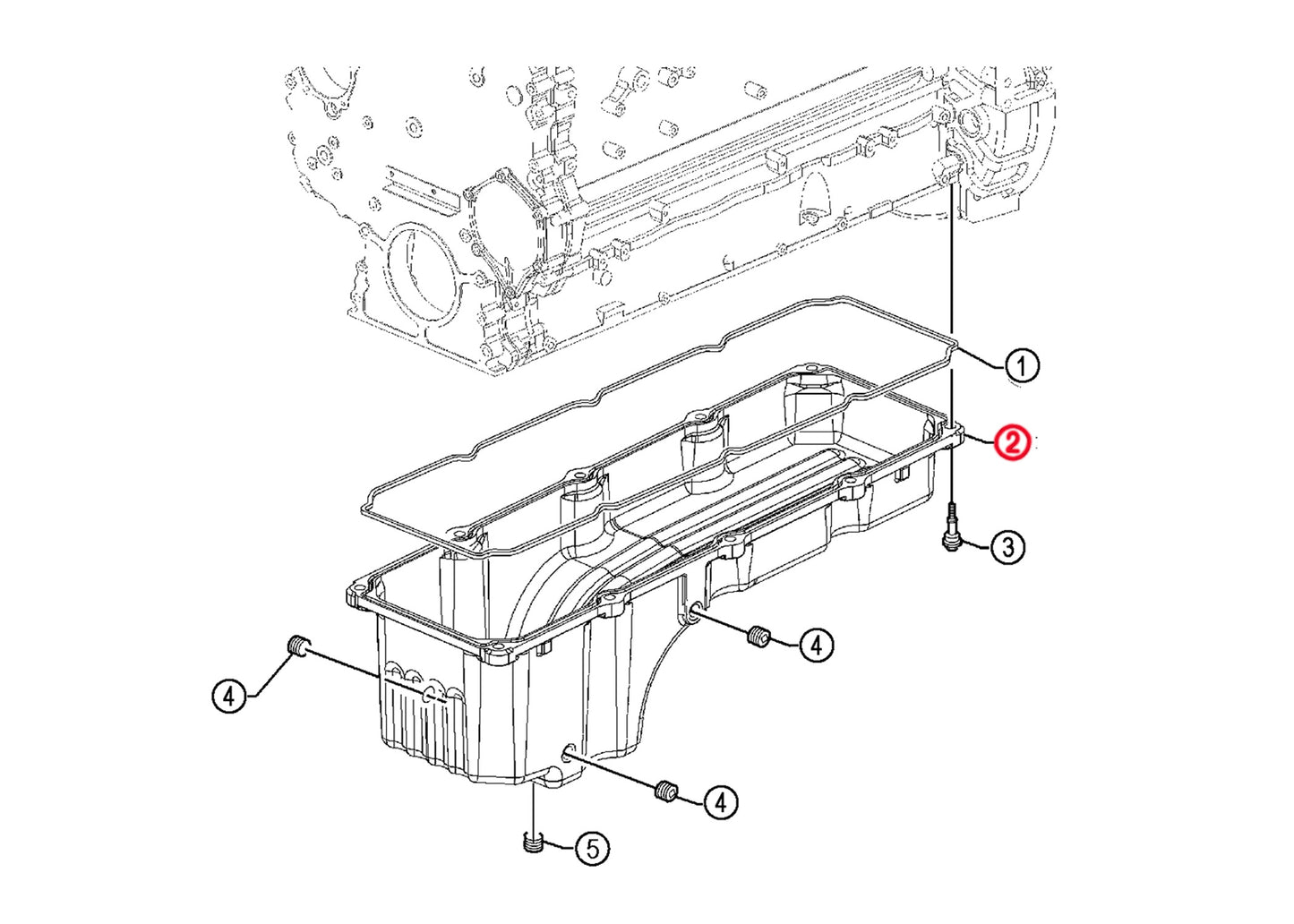 Oil Pan ASM W/ Plug S60 ( 23522283 )