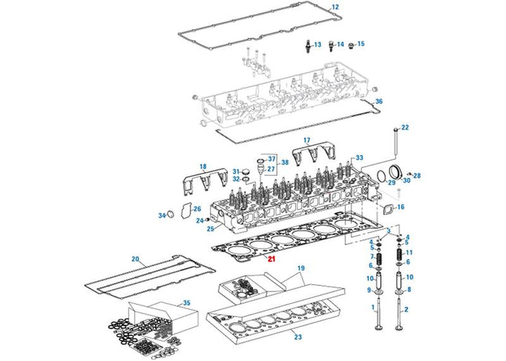 Cylinder Head Gasket DD15 (903) (A4720161420)