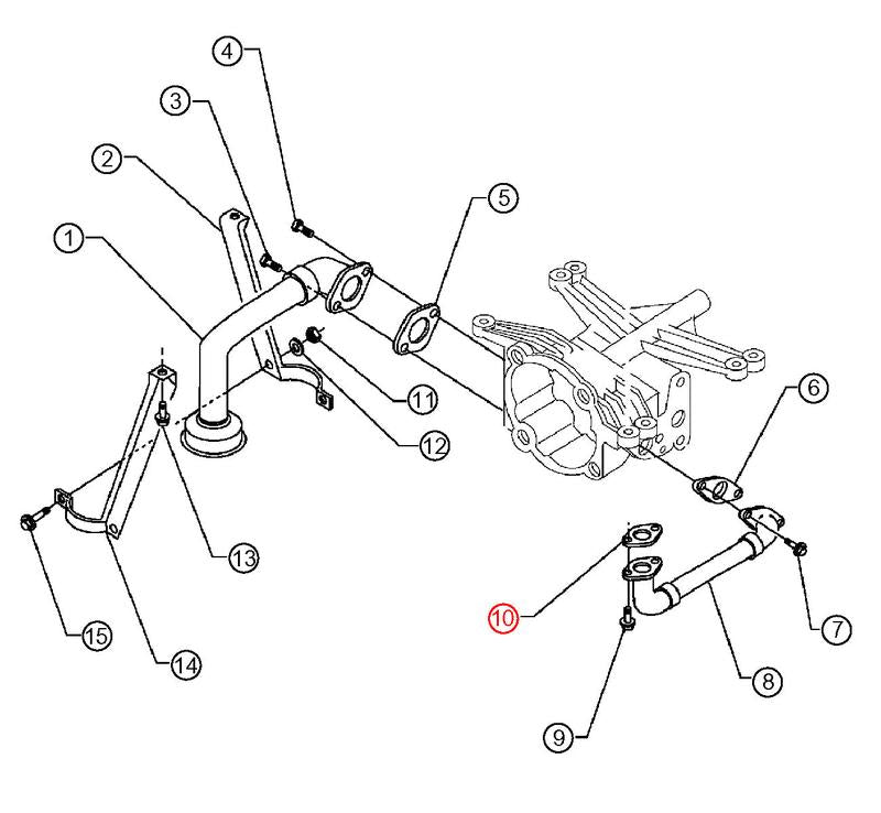 Gasket Oil Pump Detroit Diesel S60 (08929347)
