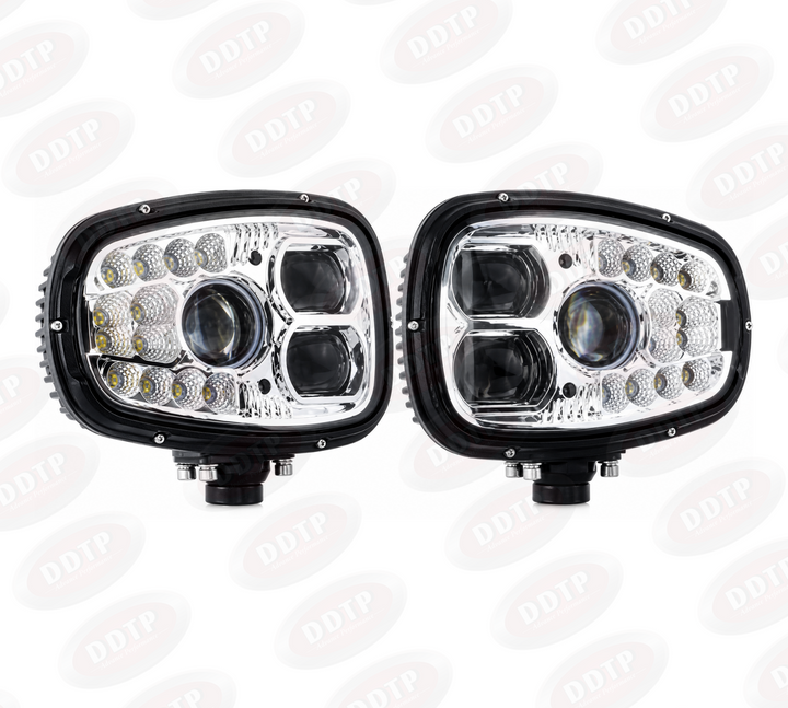 Headlamp Dual Rectangular OEM  Freightliner FLD120