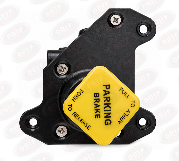 PP-DC Dash Control Brake Valve, 1/4"-20 Threaded Mounting Holes, 1/4" NPT Ports