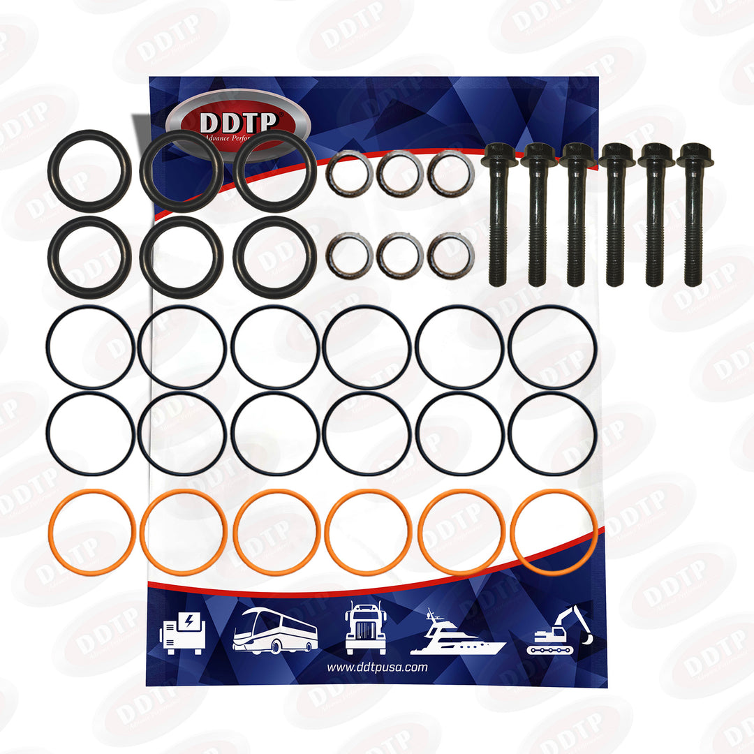 Injector Seal and Bolt Kit for Detroit Diesel Engine Series 60 12.7L Six Pack ( 08929393 )