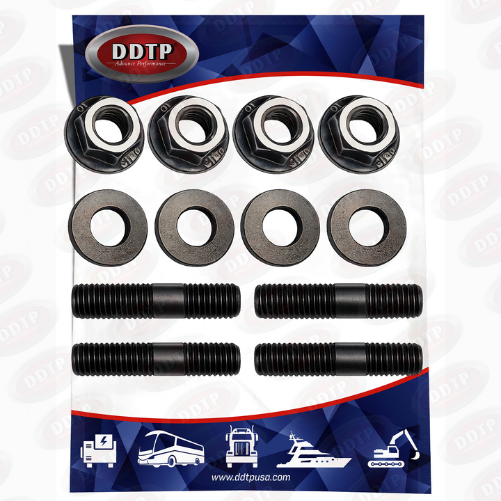 Kit de montaje de turbo S60 (4 tuercas, 4 arandelas y 4 espárragos)