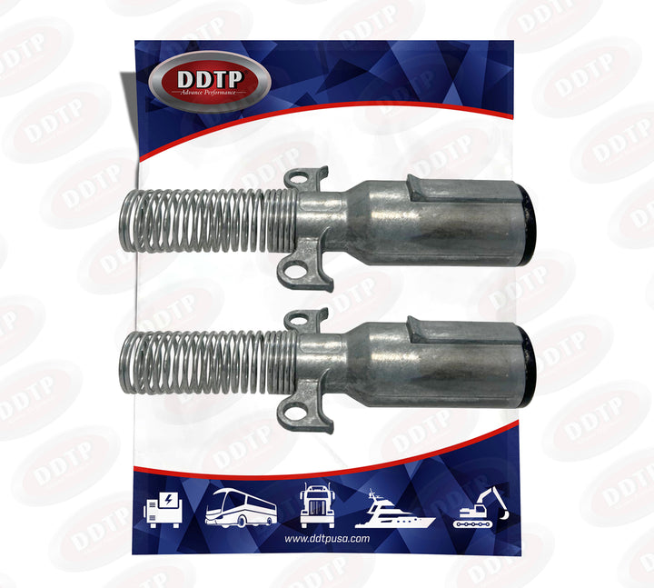 Heavy Duty Zinc Die-Cast Plug w/Cable Guard (Set of 2)