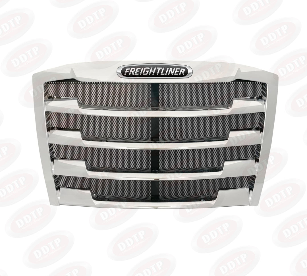 Grille-Hood Mounted Chrome, Bug Screen Freightliner Cascadia 18-20 ( 17-20801-006 )