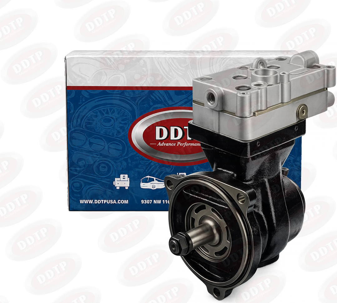 Air Compressor New, Mack MP8 & Volvo D13, FM9, FM12, FH13, FH16 Engines