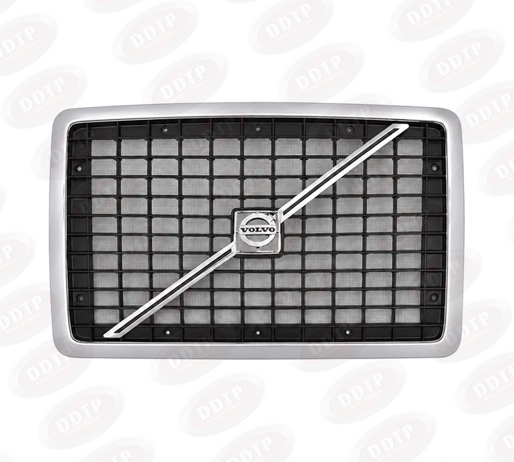 Parrilla cromada con mosquitera y franja para Volvo VNL 2004-2017 (20505759)