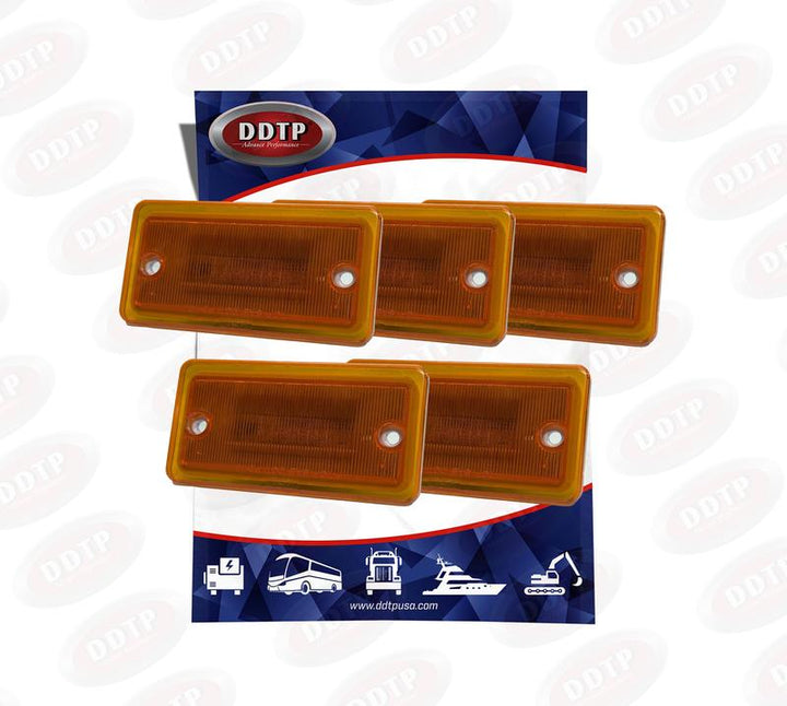 Amber LED Cab Marker Light (Freightliner) (Set of 5)