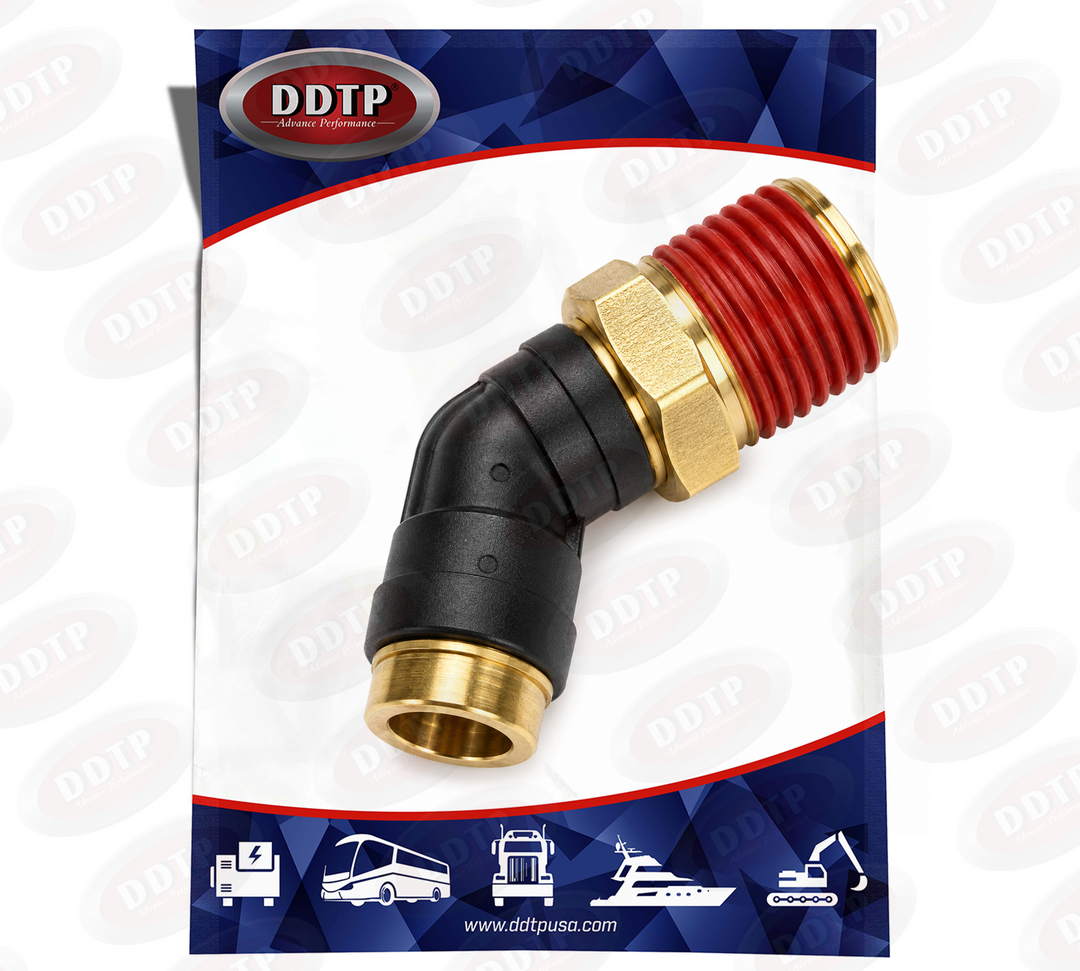 Push-In Composite 45° Elbow Fitting 3/8" X 1/4"