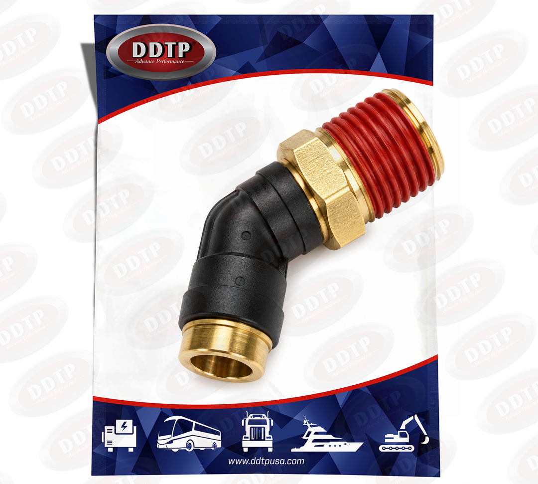 Push-In Composite 45° Elbow Fitting 5/8" X 3/8"