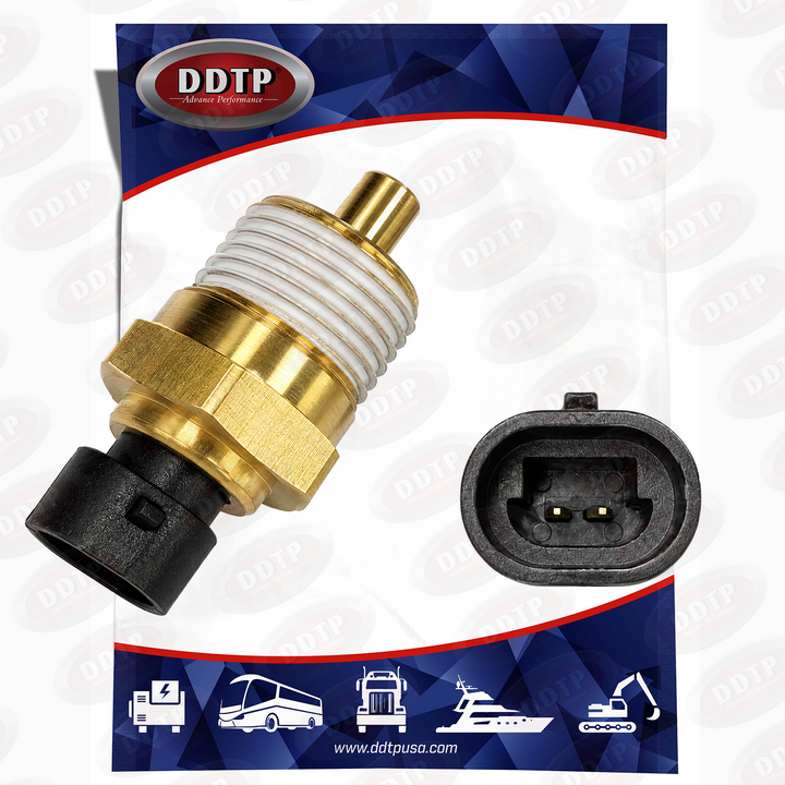 Engine Coolant Temperature Sensor Detroit Diesel S60 12.7L, Thread Size: 1"-14