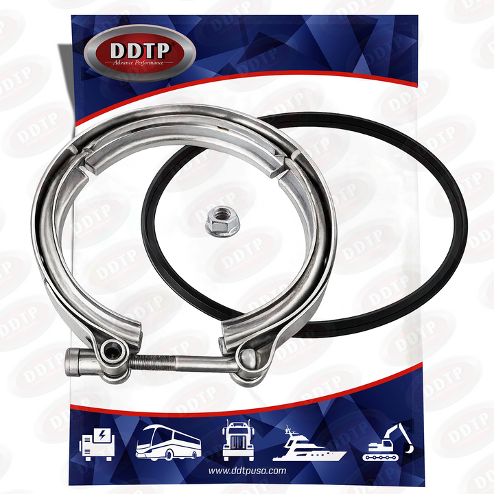Turbo Outlet Seal & Clamp Kit Detroit Diesel S60 12.7L