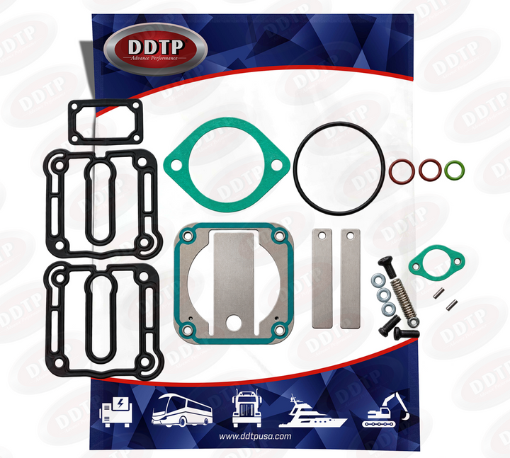 Air Brake Compressor Repair Kit TF-750 Detroit Diesel S60 14L, CAT C11, C13, C15 & C18