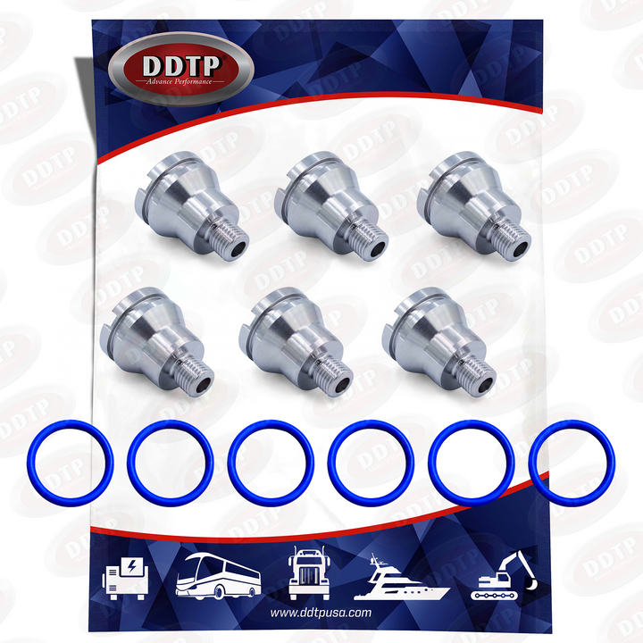 Injector Tube Sleeve (Steel) W/ O-Ring S60 14.8L Set of 6 (23538829)