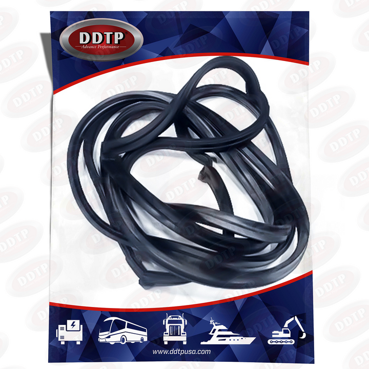 Junta de tapa de balancín negra para motores Detroit Diesel serie 60 de 12,7 l y 14 l (23539103)