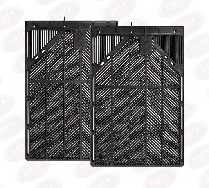 G Force Aerodynamic Mud Flap Black 3/8" 24" x 30" Set of 2
