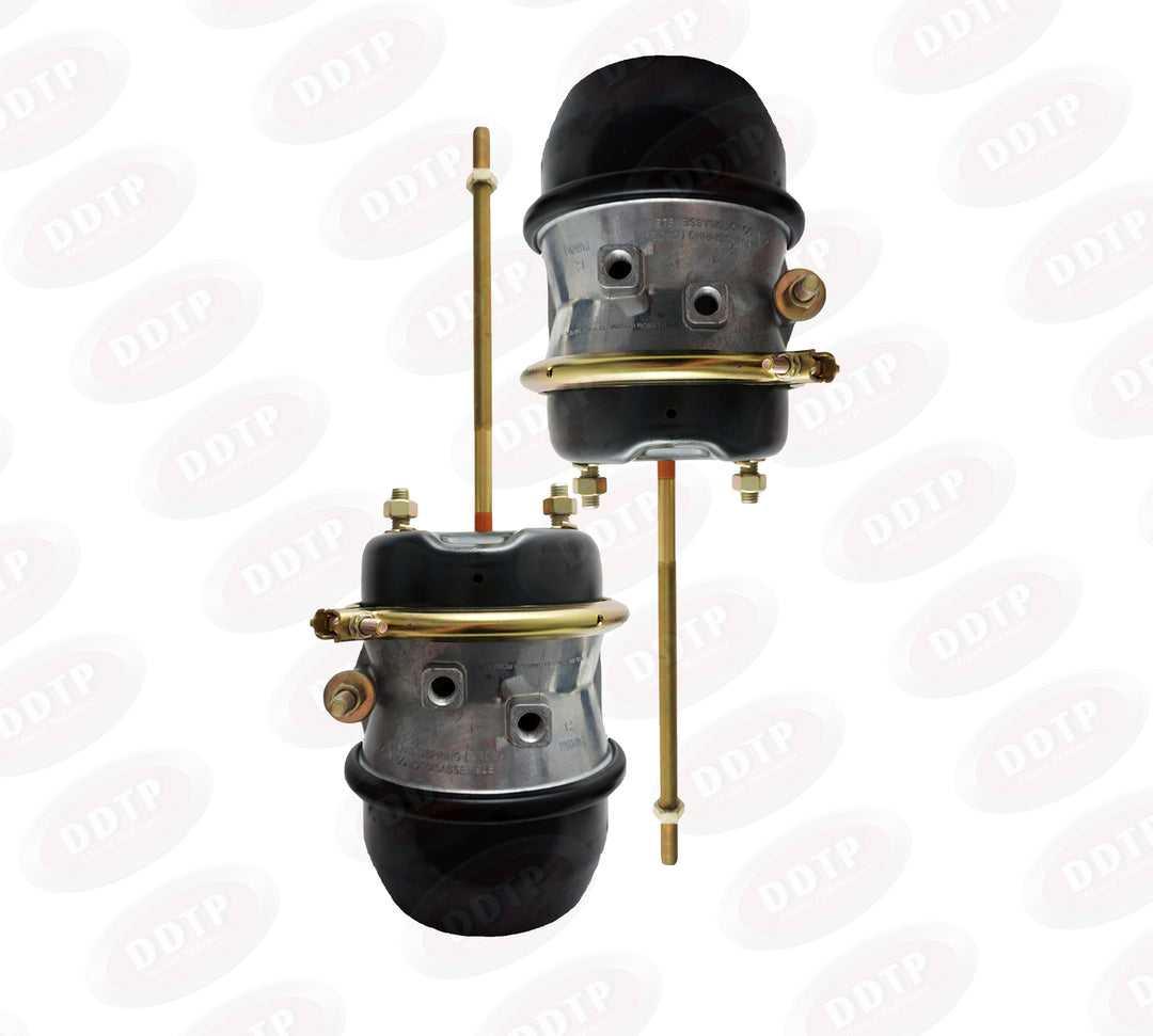Air Brake Spring Brake Chamber Set of 2 | Heavy Duty Long Stroke Type 30/30 | 3.0" Stroke (3030LS)