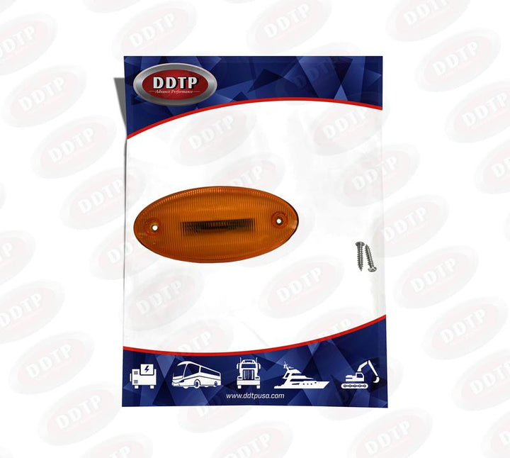 Amber LED Oval Cab Marker Light (International)