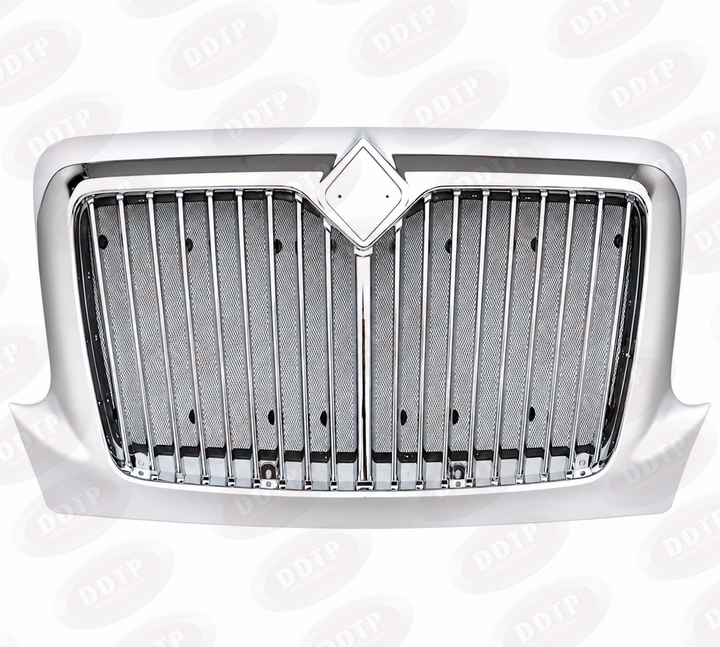 Grille-Hood Mounted Chrome International DuraStar & WorkStar