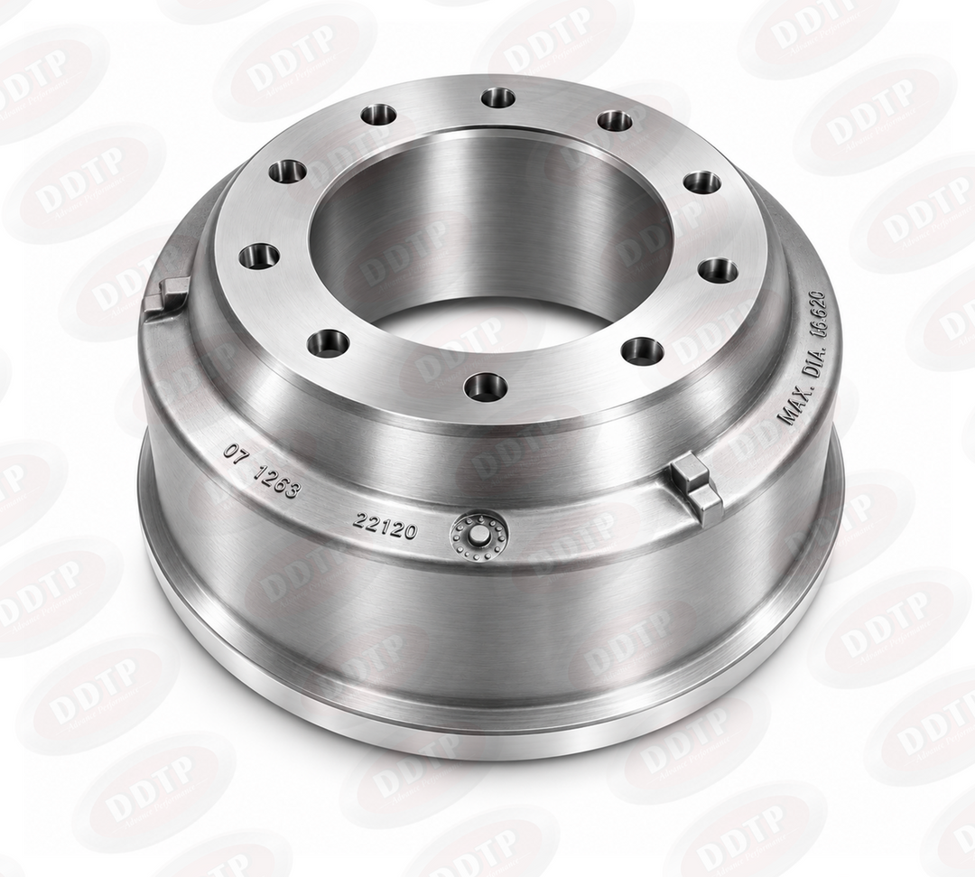 Heavy Duty Brake Drum 10-Hole Wheel End Brake Drum Commercial Truck & Trailer Application