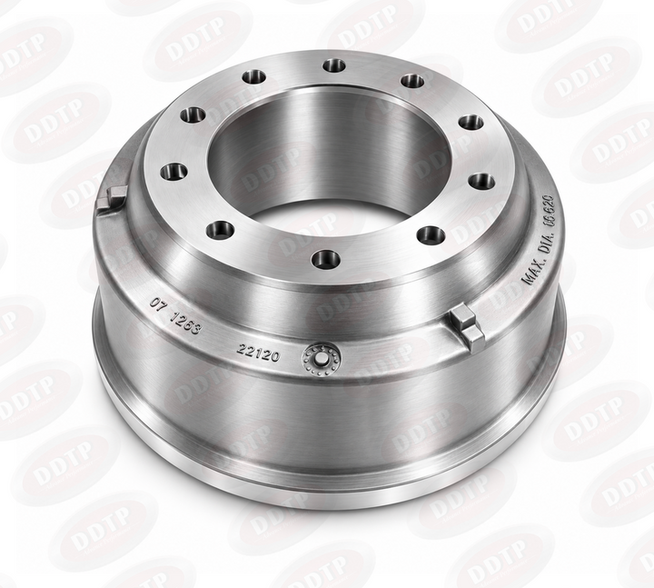 Heavy Duty Brake Drum 10-Hole Wheel End Brake Drum Commercial Truck & Trailer Application