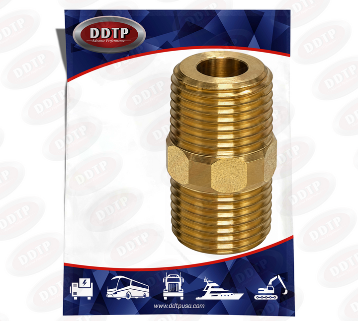 Nipple 1.5" x 3/4" Heavy Brass Gladhand