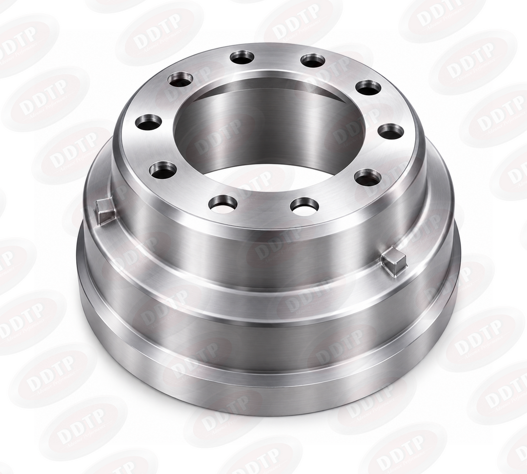 Heavy Duty Brake Drum | Commercial Truck Brake Drum Replacement | Precision Machined | 10-Hole Mounting
