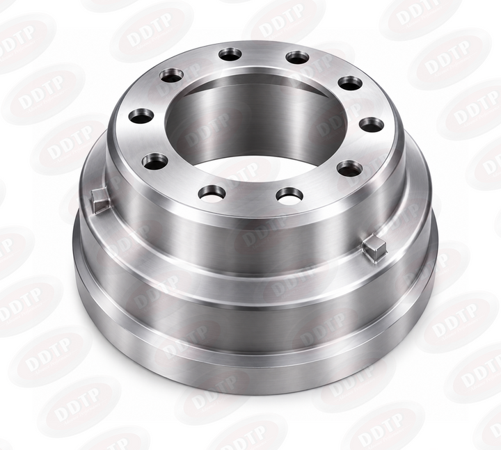 Heavy Duty Brake Drum | Commercial Truck Brake Drum Replacement | Precision Machined | 10-Hole Mounting